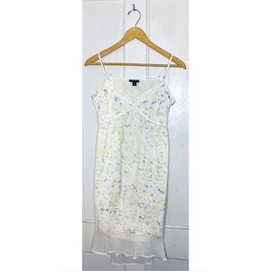 I Heart Ronson size 14 spaghetti strap chiffon pastel floral babydoll mini dress